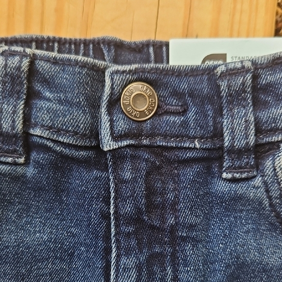Okie Dokie Toddler Boys Jeans 2T – Classic Dark Wash Straight Leg - Picture 5 of 8